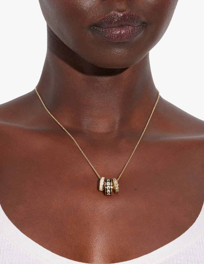 COACH Signature rondelle pendant necklace - picture 2 COACH Signature rondelle pendant necklace - picture 2