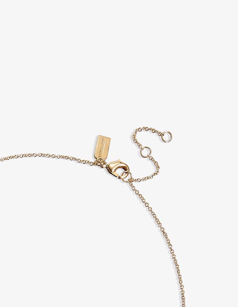 COACH Signature rondelle pendant necklace - picture 4 COACH Signature rondelle pendant necklace - picture 4