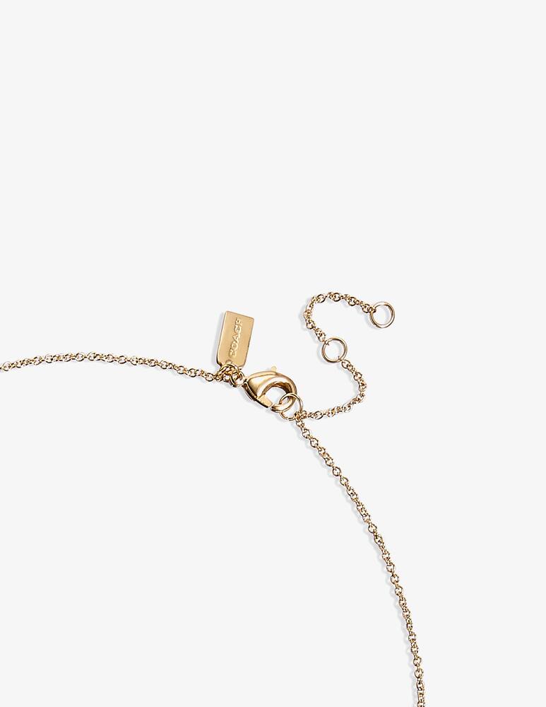 rinascente COACH Signature rondelle pendant necklace