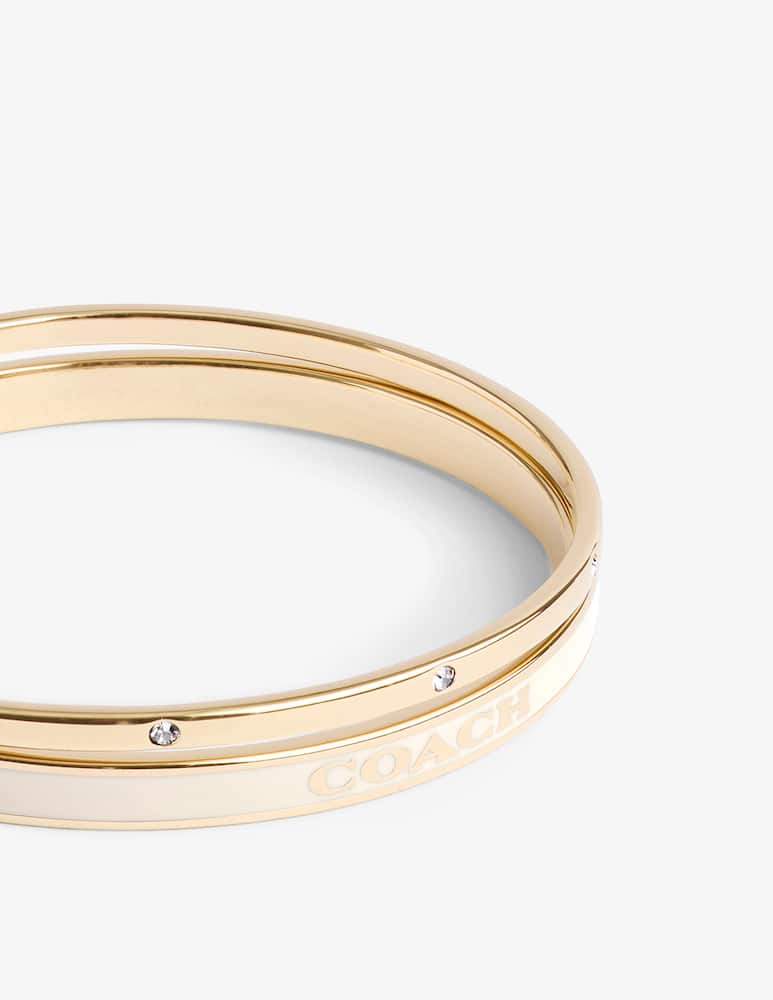 rinascente COACH Signature Duo Bangle Boxed Set
