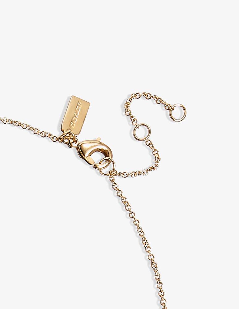 rinascente COACH Signature Rondelle Pendant Necklace