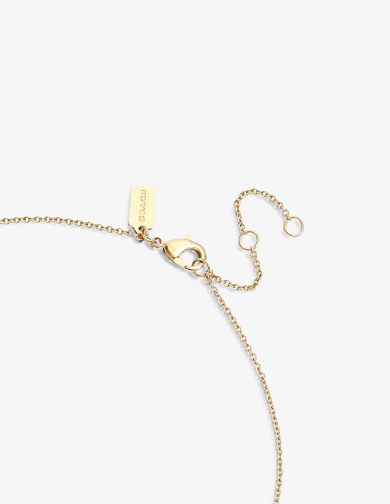 rinascente COACH Signature coin pearl pendant necklace