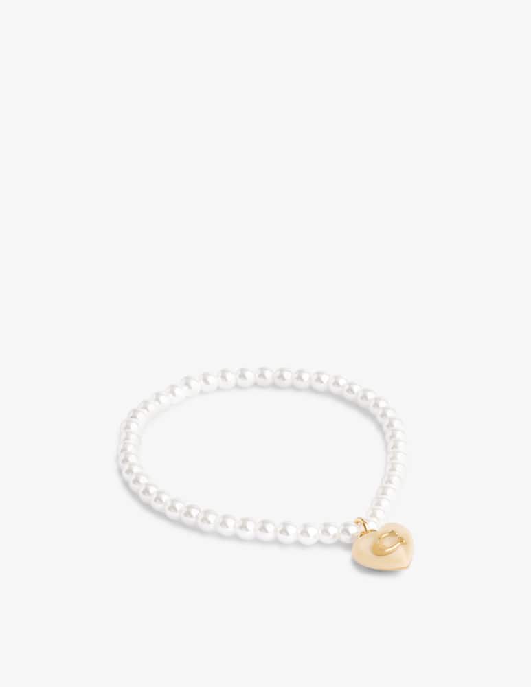 rinascente COACH Bracciale di perle con ciondolo Signature
