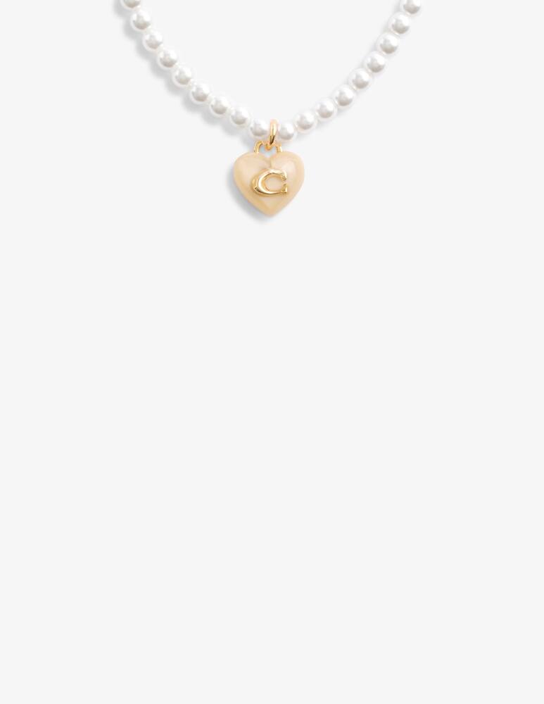 rinascente COACH Bracciale di perle con ciondolo Signature