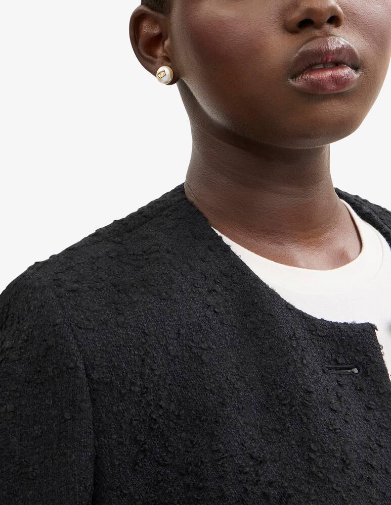 rinascente COACH Signature coin pearl stud earrings