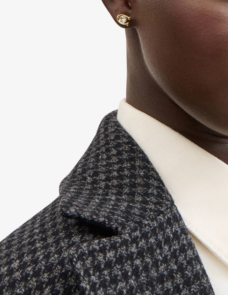 rinascente COACH Signature stone stud earrings