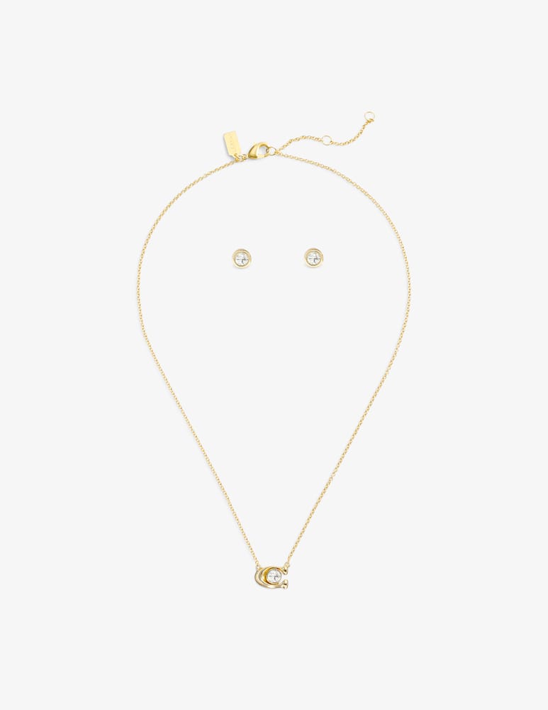 rinascente COACH Set collana e orecchini Signature