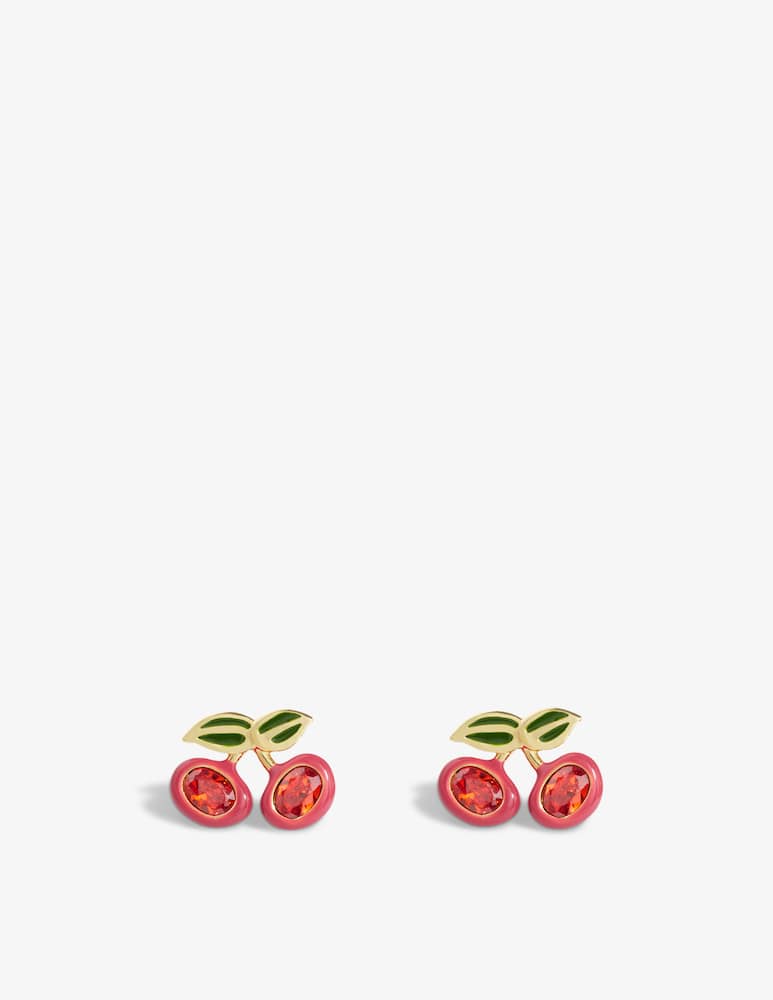 rinascente COACH Cherry stud earrings