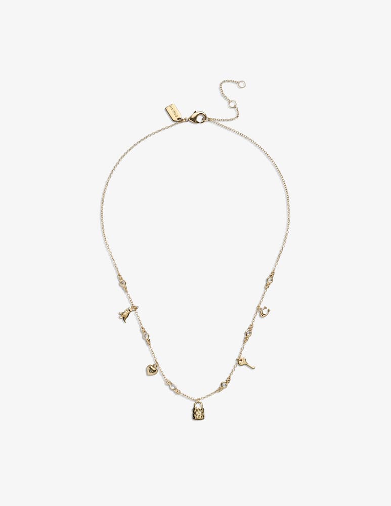rinascente COACH Iconic mini charm bib necklace