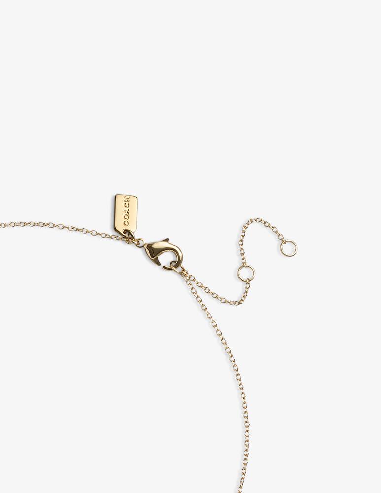 rinascente COACH Iconic mini charm bib necklace
