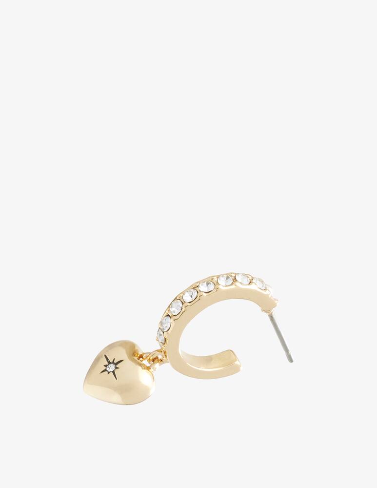 rinascente COACH Iconic heart huggie earrings
