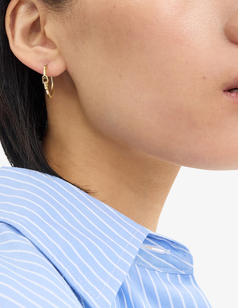 rinascente COACH Signature hoop earrings