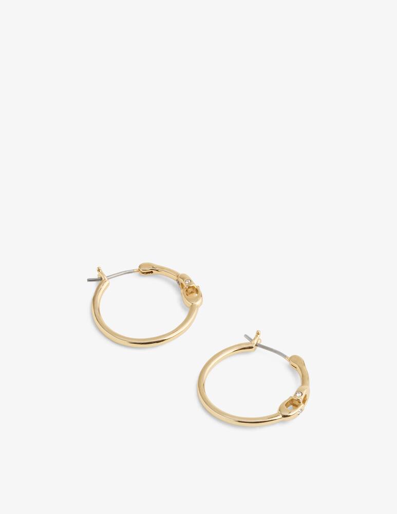 rinascente COACH Signature hoop earrings