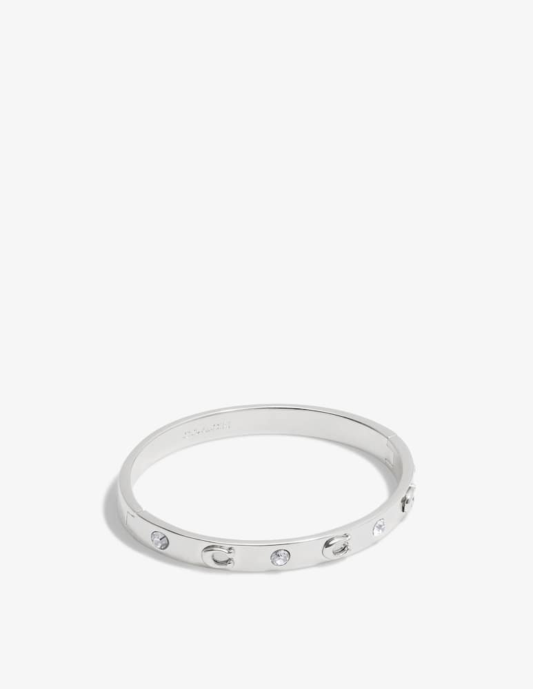 rinascente COACH Signature stone bangle bracelet