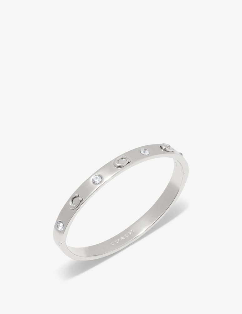 COACH Bracciale bangle Signature con pietra - immagine 3 COACH Bracciale bangle Signature con pietra - immagine 3