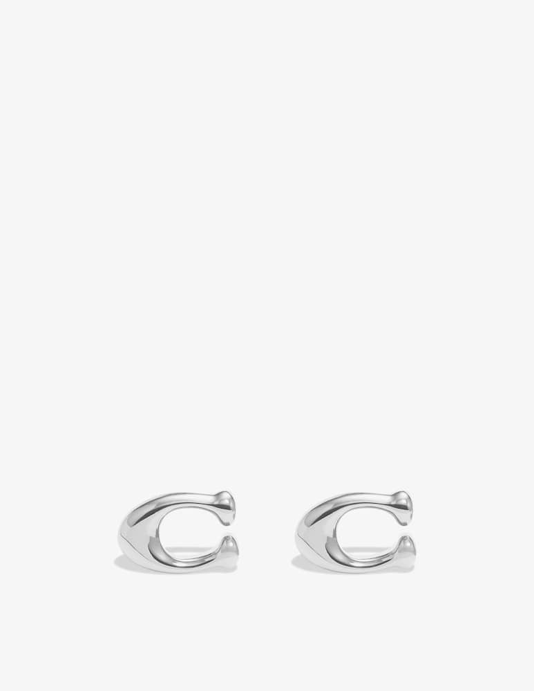 rinascente COACH Signature C Stud Earrings
