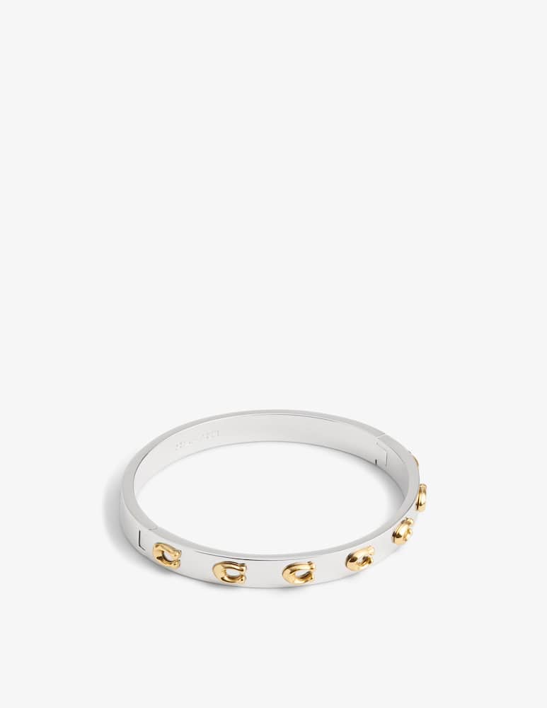 rinascente COACH Bracciale rigido con cerniera Signature C