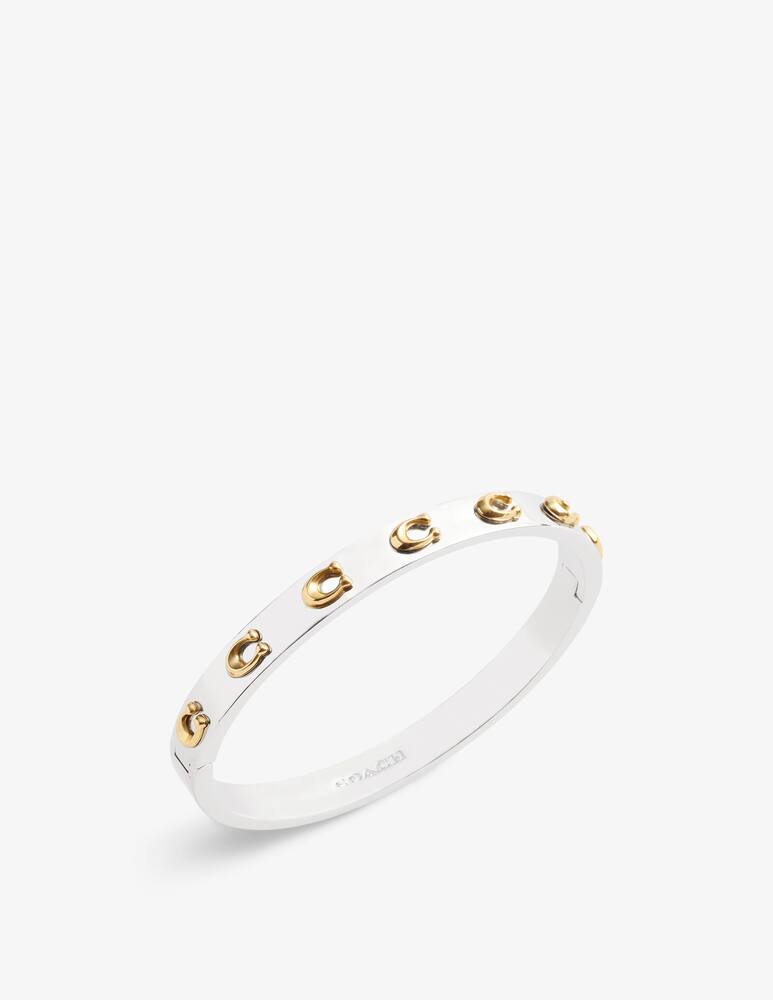 rinascente COACH Bracciale rigido con cerniera Signature C