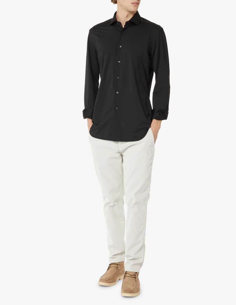 rinascente Xacus Camicia active tailored - Nero