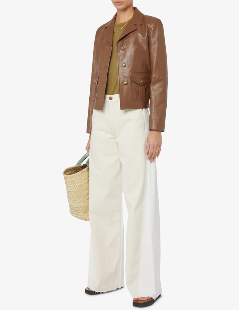 rinascente Weekend Max Mara Adda leather jacket