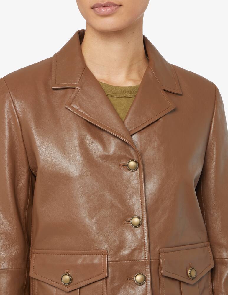 rinascente Weekend Max Mara Adda leather jacket