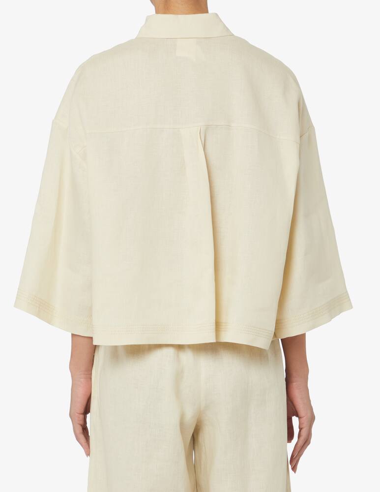 rinascente MM Angora linen shirt Max Mara