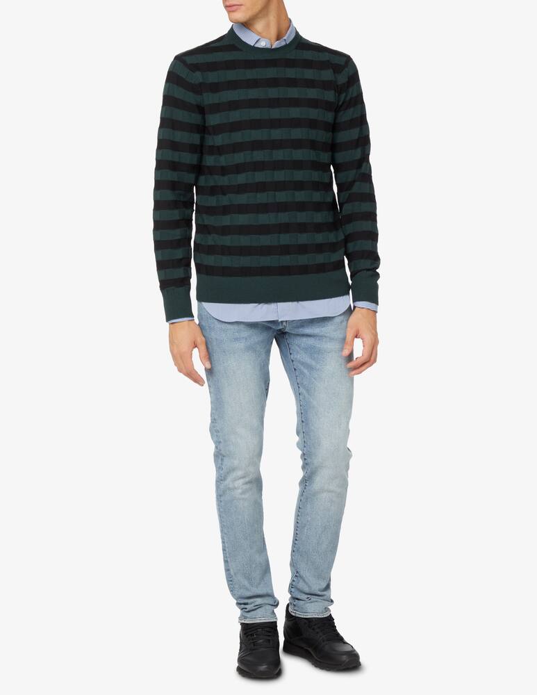 rinascente Xacus Camicia active rigata tailored - Blu