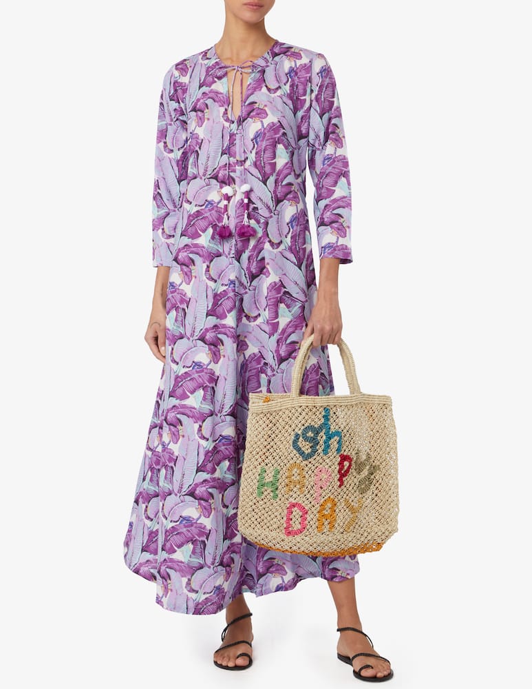 rinascente ELLEBLUE Soleil cotton long kaftan