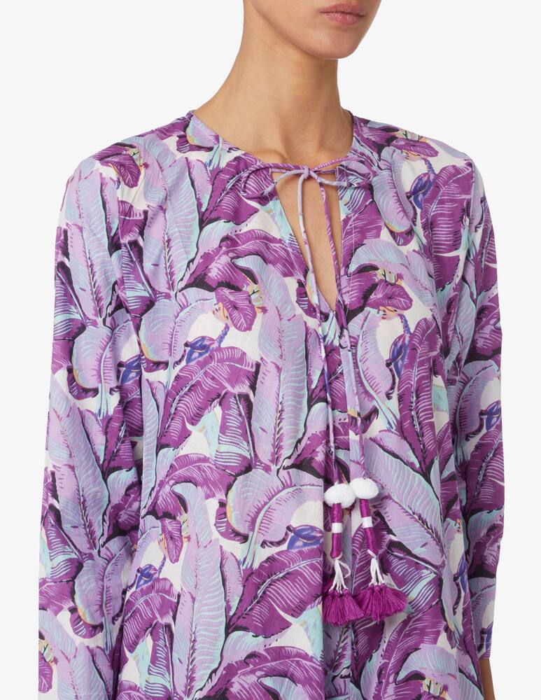 rinascente ELLEBLUE Soleil cotton long kaftan