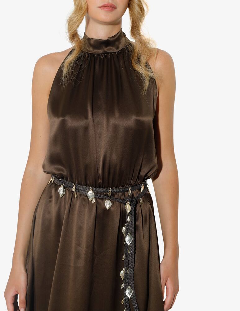 rinascente Crida Milano Taormina 23 silk midi dress