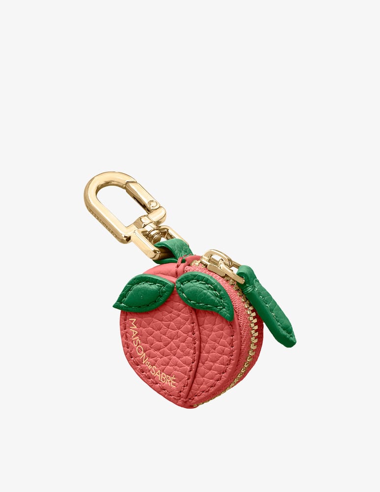 rinascente MAISON de SABRÉ Peach charm pouch