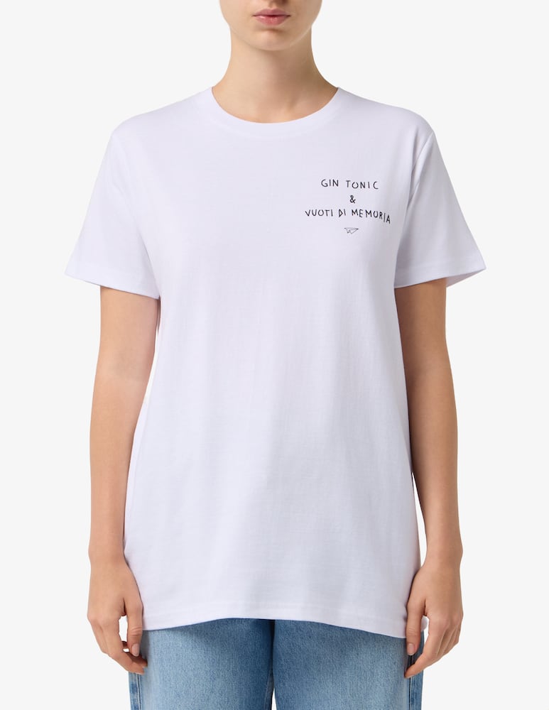 rinascente Linea Daria T-shirt "Gin tonic & vuoti di memoria"
