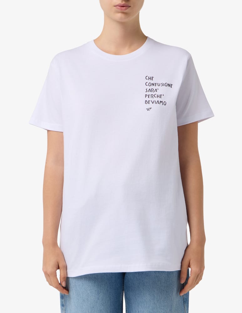 rinascente Linea Daria "Che confusione sarà perché beviamo" t-shirt