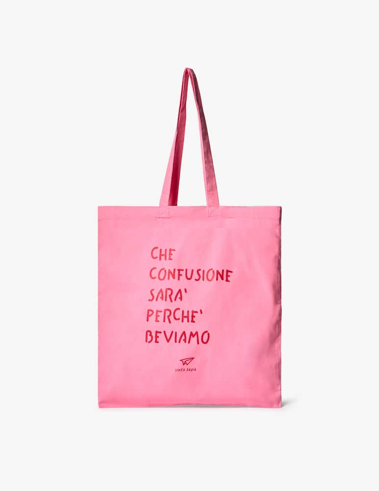 rinascente Linea Daria Borsa shopper "Che confusione sarà perché beviamo"