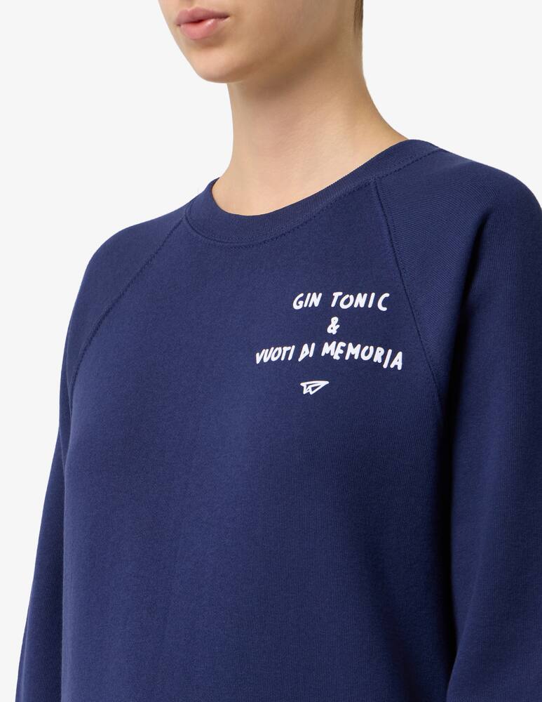 rinascente Linea Daria Felpa girocollo "Gin tonic & vuoti di memoria"