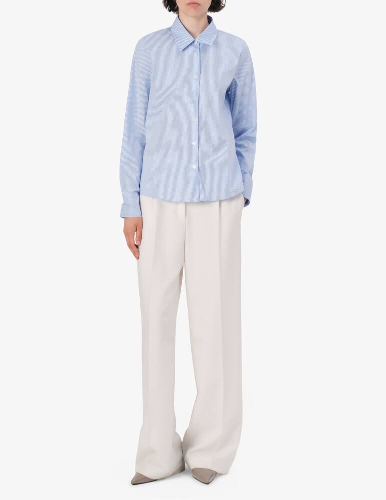 rinascente Elizabeth Ascot Striped poplin shirt