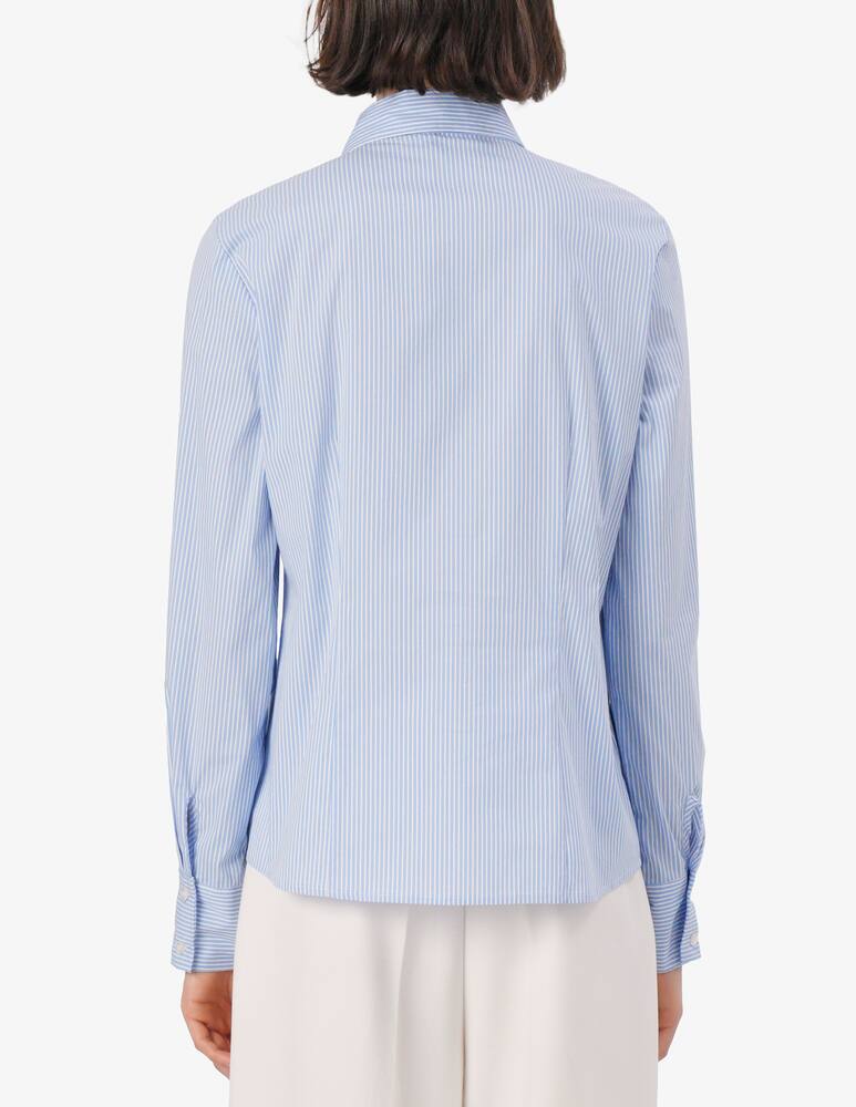 rinascente Elizabeth Ascot Striped poplin shirt