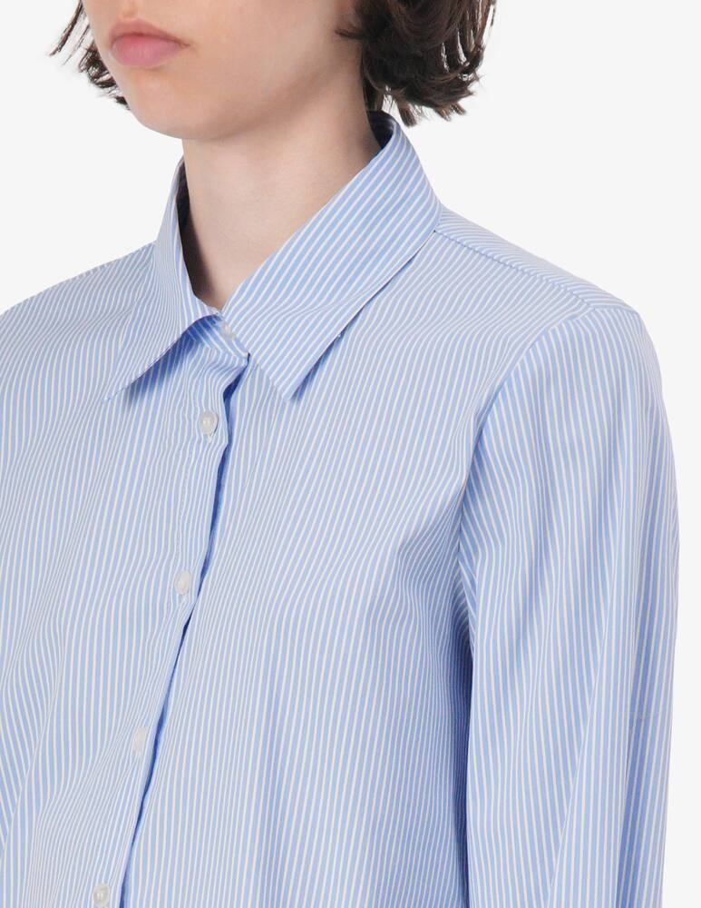 rinascente Elizabeth Ascot Striped poplin shirt