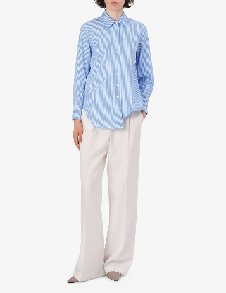 rinascente Elizabeth Ascot Striped poplin shirt
