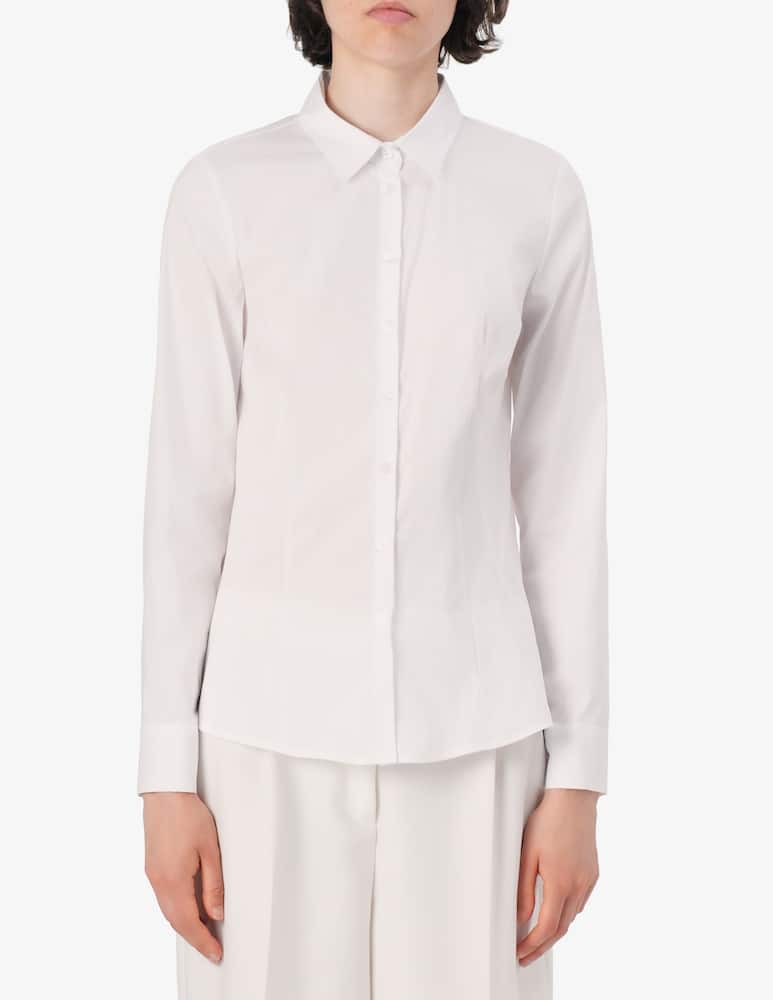 rinascente Elizabeth Ascot Slim poplin shirt