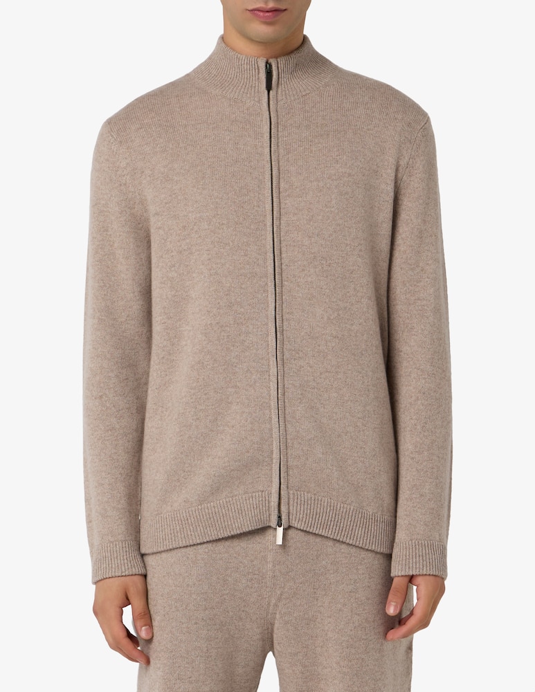rinascente Pure Cashmere Cardigan zip cachemire