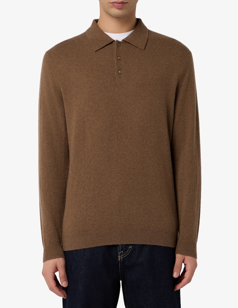 rinascente Pure Cashmere Cashmere polo jumper