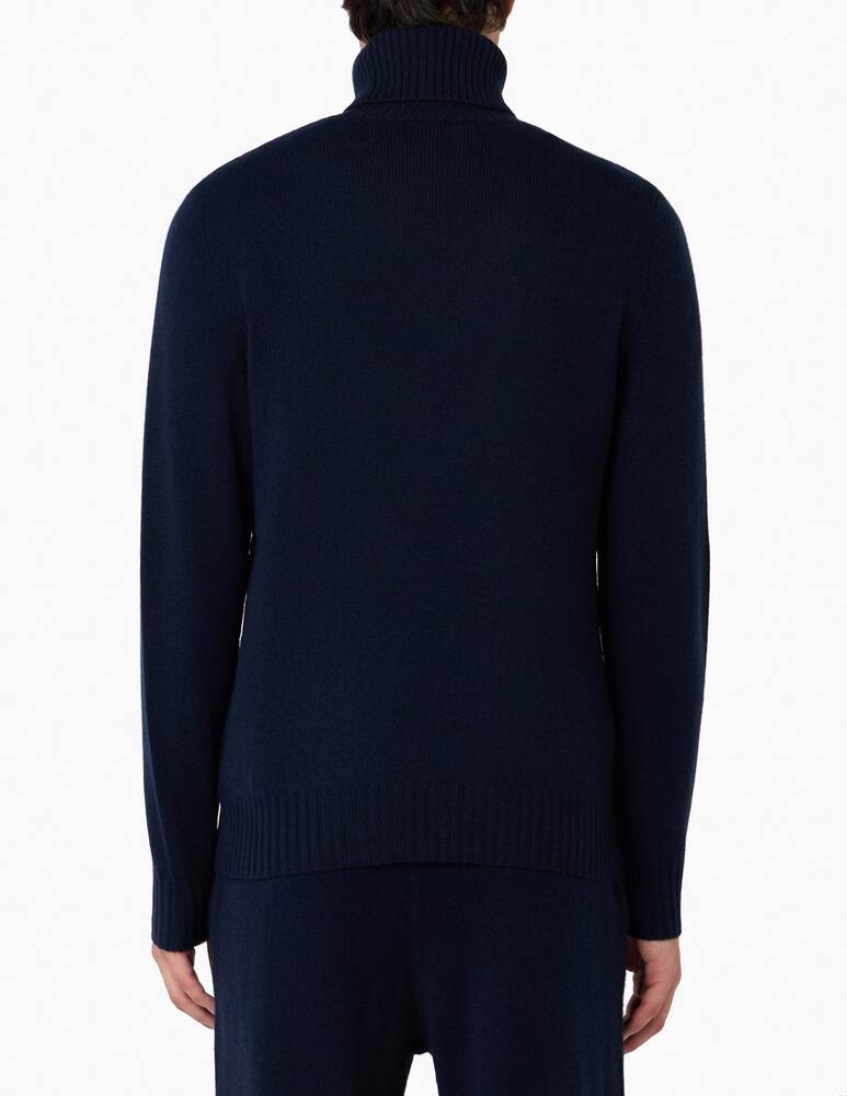 rinascente Pure Cashmere Dolcevita chevron in cachemire