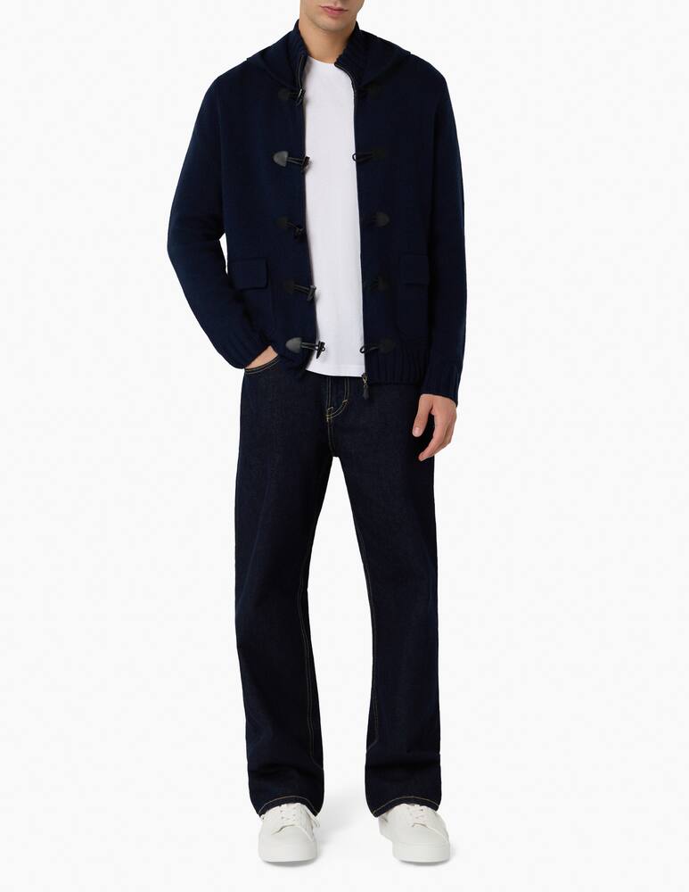 Pure Cashmere Cardigan montgomery in cachemire - immagine 2 Pure Cashmere Cardigan montgomery in cachemire - immagine 2