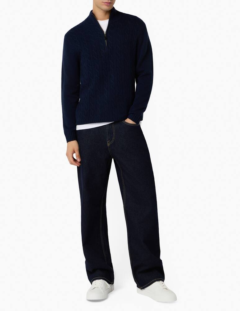 rinascente Pure Cashmere Zip neck cachemire jumper