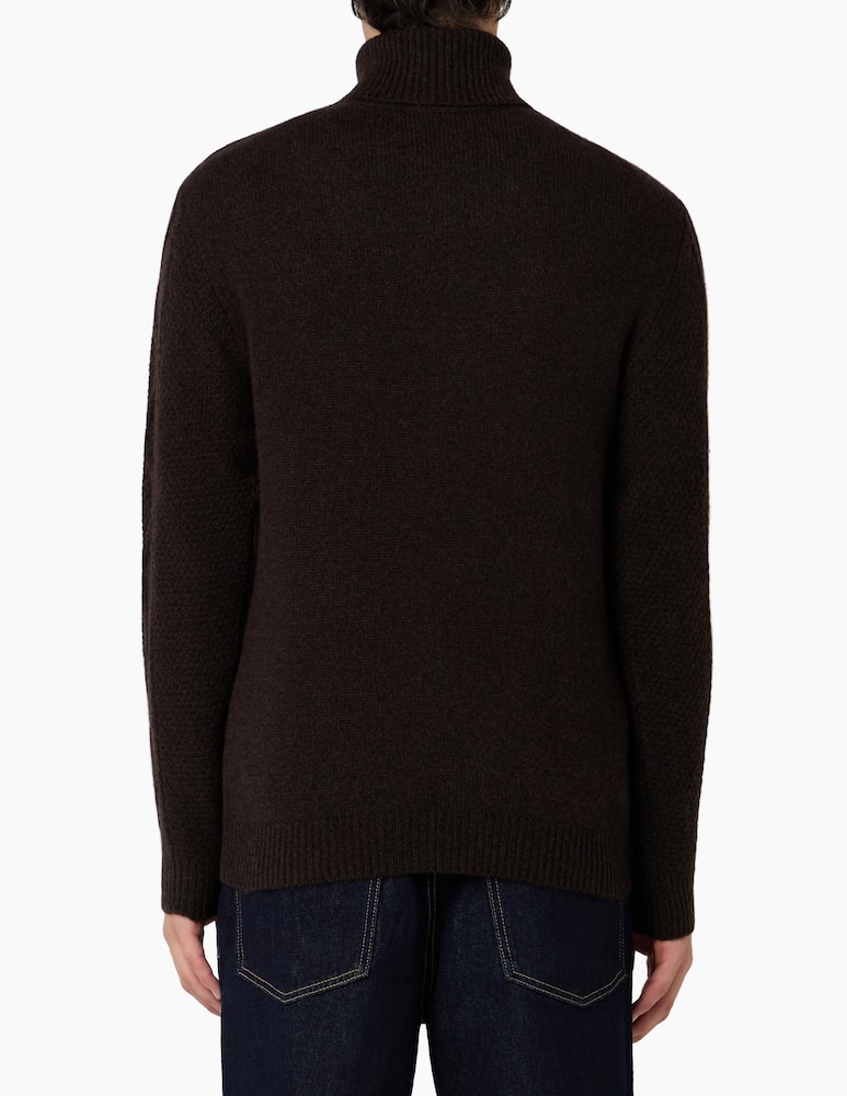 Pure Cashmere Cable-knit turtleneck jumper - picture 3 Pure Cashmere Cable-knit turtleneck jumper - picture 3
