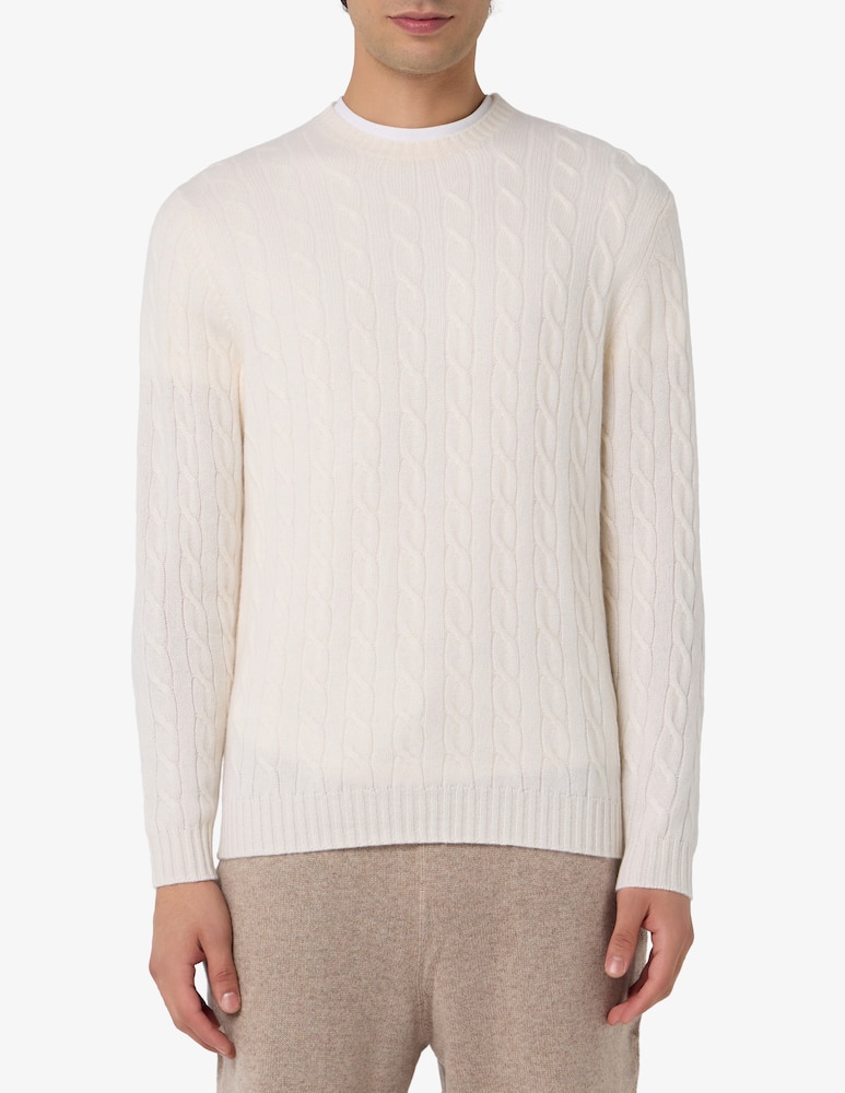 Pure Cashmere Cable knit cashmere jumper - picture 1 Pure Cashmere Cable knit cashmere jumper - picture 1