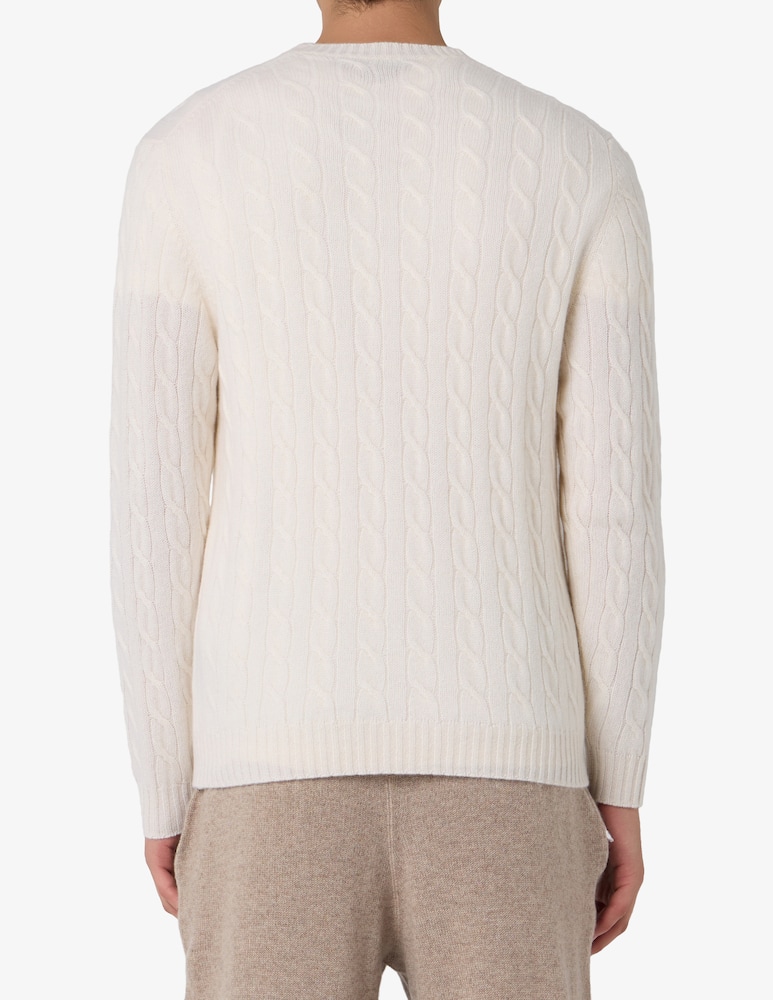 Pure Cashmere Cable knit cashmere jumper - picture 3 Pure Cashmere Cable knit cashmere jumper - picture 3