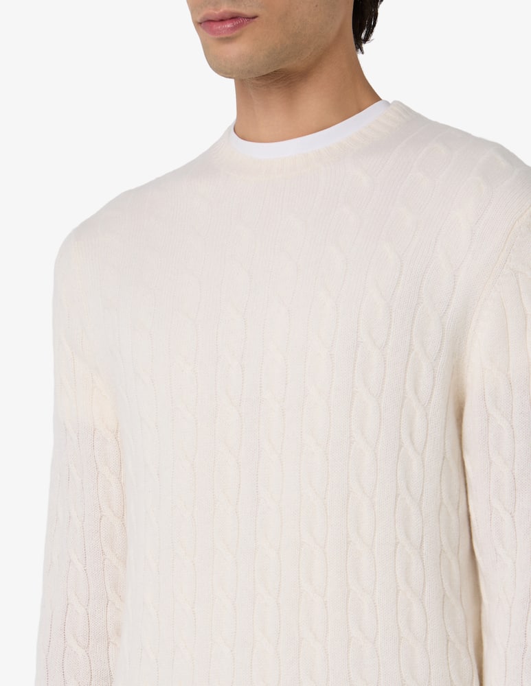 Pure Cashmere Cable knit cashmere jumper - picture 4 Pure Cashmere Cable knit cashmere jumper - picture 4