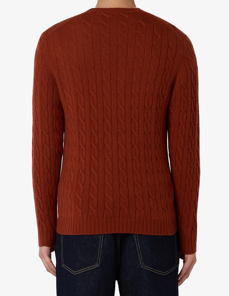 Pure Cashmere Costa treccia crewneck jumper - picture 3 Pure Cashmere Costa treccia crewneck jumper - picture 3